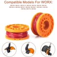 10ft String Trimmer Replacement Spool Line For Worx, 9 Pack (8 Pack