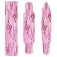 thumbnail image 3 of 33"x9" Skateboard Grip Tape Protector Sheets Nonslip Protection Griptape Sheet for Outdoor Sports Pink Butterfly Pattern, 3 of 7