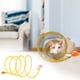 thumbnail image 1 of Túnel para gatos Juguete Canal de malla en forma de S | Túnel interactivo plegable para gatos, conejos, perros pequeños | Bola de sisal de ratón de plumas | Resistente a los arañazos | 50cm de, 1 of 7