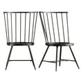 thumbnail image 3 of Weston Home Lydford High Back Dining Chair, Set of 2, Black, 3 of 4