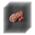 thumbnail image 1 of Uxcell 5-Pack 17 x 14 pulgadas Alfombrilla de Parrilla BBQ [Negro], 1 of 1