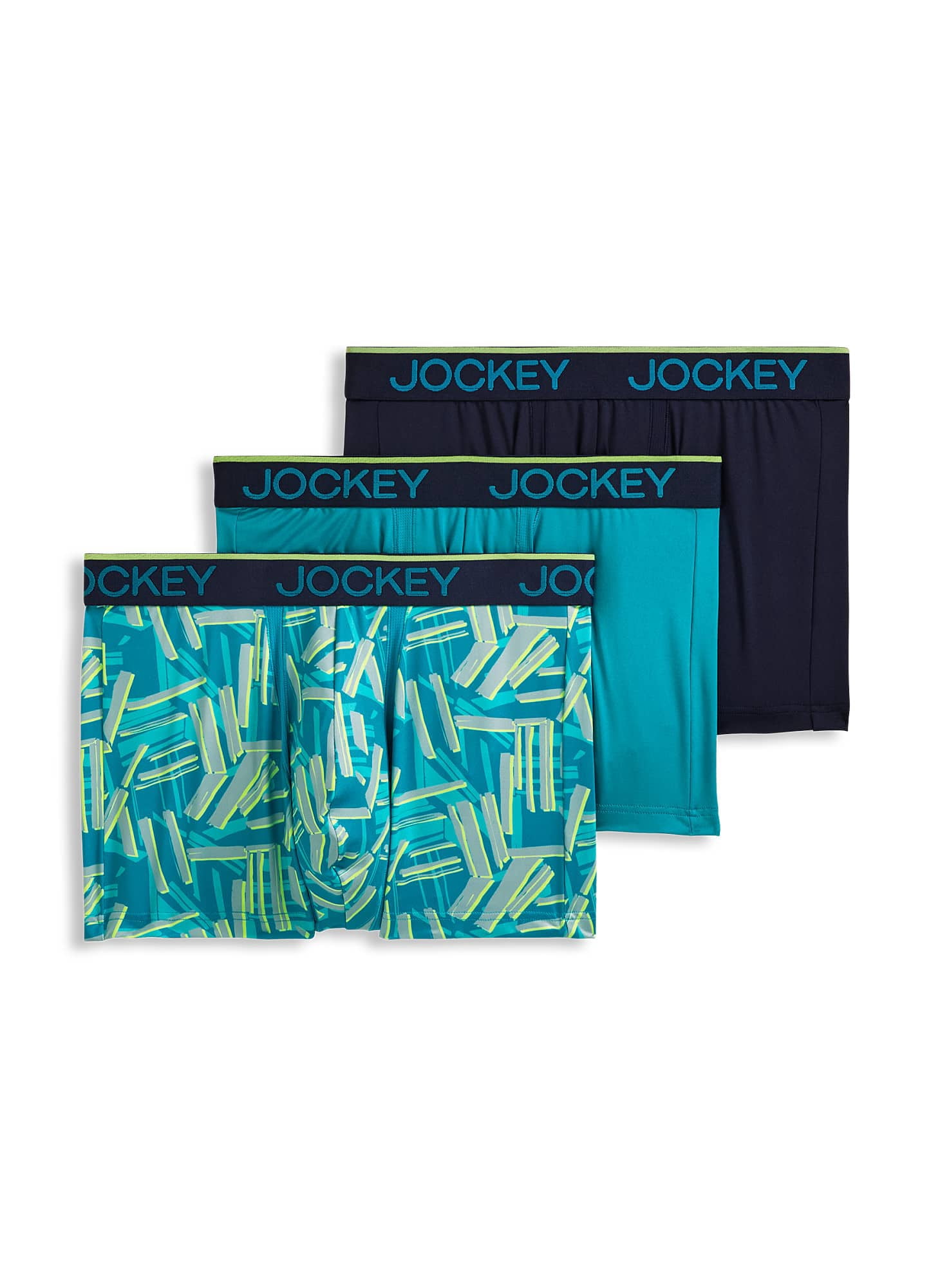 Jockey Chafe Proof Pouch Microfiber 3" Trunk - 3 Pack
