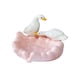 thumbnail image 3 of Jabonera de pato portátil de cerámica de fácil limpieza Jabonera Jabonera Bandeja para jabón para Rosa, 3 of 9