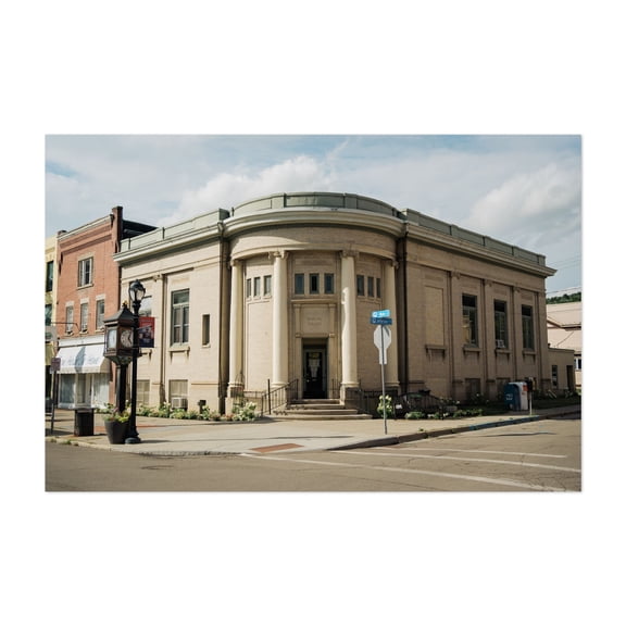 Wellsville Architectural - Wellsville New York Photography Unframed Wall Art Print 5 x 7 inches