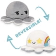 thumbnail image 3 of The Original Reversible Octopus Plushie - Pink + Aqua - Cute Sensory Fidget Stuffed Animals That Show Your Mood, 4 Inch, 3 of 5