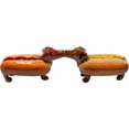 thumbnail image 4 of Weiner InchHot Inch Dog in Bun 3 Inch Ceramic Magnetic Salt and Pepper Shaker Set Fun Novelty Gift, 4 of 4