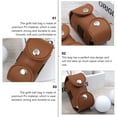 thumbnail image 2 of Golf Balls Tee Organizer Case Pu Golfs Storage Bag Rack Fitness, 2 of 6