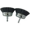 thumbnail image 5 of 3 Inch Abrasive Wire Nylon Cup Brush for Drill,Grit 80 with 1/4" Shank (Pack of 2, Grey), 5 of 8