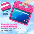 thumbnail image 4 of BMOUO Kids Case for Onn 10.1 Pro Tablet 2020 (Model: 100003562),Shockproof Light Weight Convertible Handle Stand Kids Case for Onn 10.1" Pro Android Tablet 2020(JUST for Onn 10.1 PRO),Rose, 4 of 8