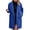 Blue-1, variant on Fleece Long Trench Coat Single Breasted Fuzzy Teddy Jacket Winter Long Sleeve Stand Collar Lapel Warm Overcaot