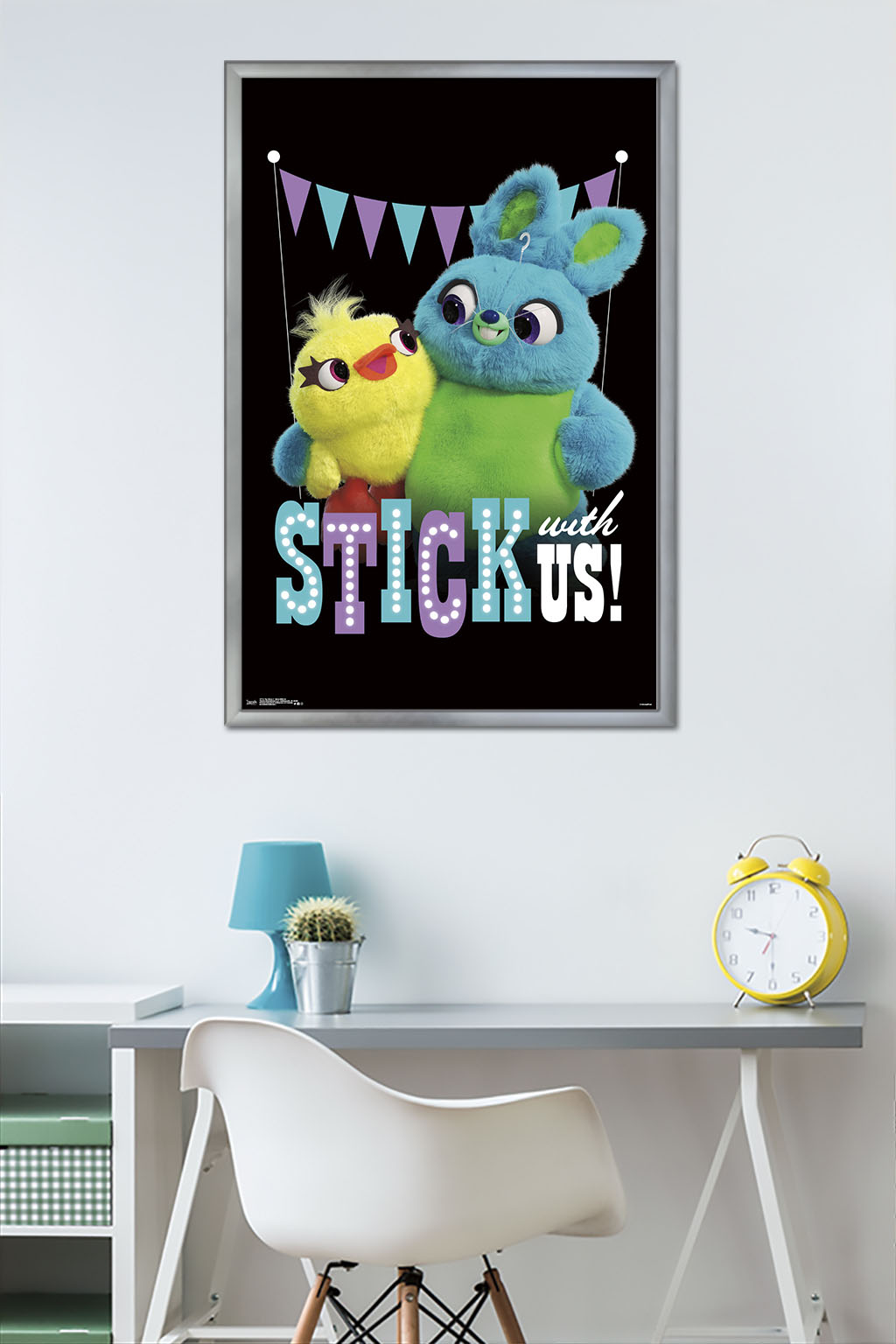 Disney Pixar Toy Story 4 - Stick With Us Wall Poster, 22.375" x 34", Framed