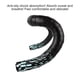 thumbnail image 4 of Yuarrent 2021 nueva cinta para manillar de bicicleta de carretera serie de Metal agarre accesorios de ciclismo Fixie Gear Correa PU EVA envoltura Ciclismo verde negro Yuarrent OD001382-04B, 4 of 6
