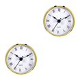 thumbnail image 1 of Bearachild Inserto de reloj de cuarzo de 3-1/8 pulgadas (80 mm) para la pared del hogar Borde dorado Árabe Type1, 1 of 1