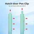 thumbnail image 3 of wqlpp-Fine Point Gel Pens: 0.5mm Retractable Black Ink 6ct Smooth Writing No Bleed with Aesthetic Gradient Color Pen Barrel for Journaling Note Taking Sketching, 3 of 4