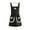 Black, variant on CHUNYAN Korean Version of The Fashion Kitchen Household Apron Nail Tea Store Cooking Waterproof Anti-fouling Printing Waist Princess