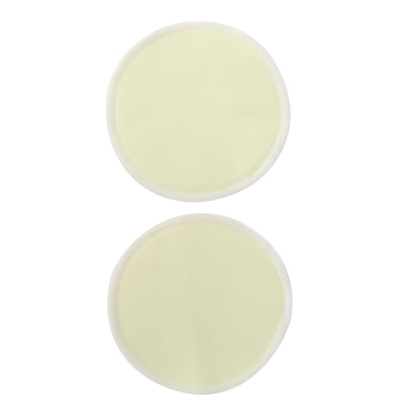 M Buder Reusable Washable Nursing Breast Pads, Reusable Super Soft Breastfeeding Pads for Maternity, 12cm / 4.7 inches Diameter, 2 Count Eco-Friendly Bamboo Fiber Nipple Pads Pack