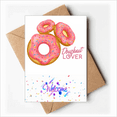 thumbnail image 1 of Dessert Western Sweet Food Welcome Back Greeting Cards Envelopes Blank, 1 of 3