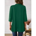 thumbnail image 3 of Anygrew Casual Lightweight Cardigans For Women Out Open Front Jackets 3/4 Sleeves, 3 of 7