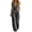 Dark Gray, variant on Ke1Clo Spring Fall Jumpsuits for Women Sleeveless Loose Wide Leg Cargo Rompers with Pocket Casual Solid High Waist Romper Black L