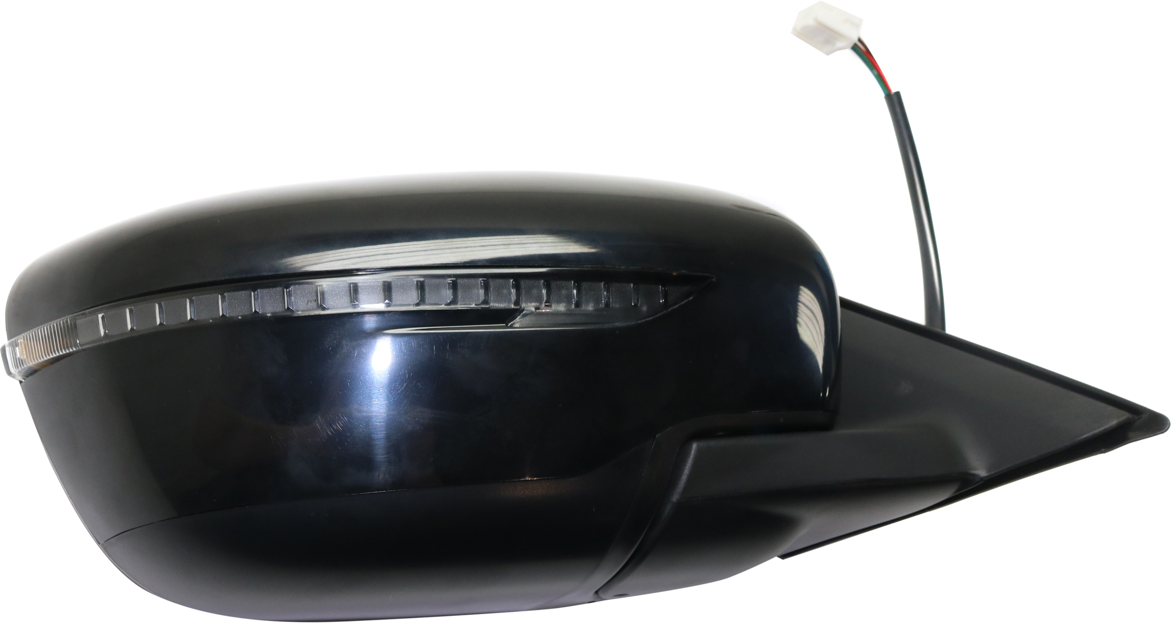 Mirror Compatible With 2016 Nissan Rogue Right Passenger Side In-Housing Signal Light Paintable Kool-Vue