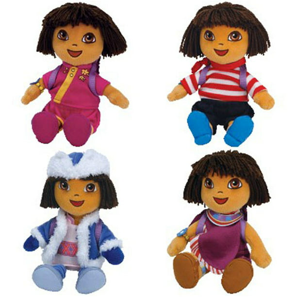 TY Beanie Babies - DORA the Explorer (Dora's World Adventure) ( Set of ...