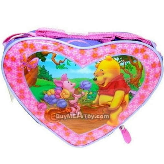 Lunch Bag - Disney - Winnie the Pooh - Heart Shape Kit Case New 184117