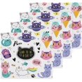 thumbnail image 2 of GZHJMY Funny Doodle Cat Face Wash Towel Cotton Towel Soft Cleansing Hand Towel Reusable 12 * 12in, 2 of 7