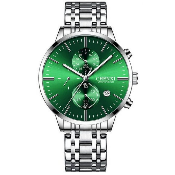 Chenxi Mens Watches Stainless Steel Fashion Male Chronograph Top Luxury Brand Sport Quartz Men Watch Waterproof Wristwatch - Quartz Wristwatches