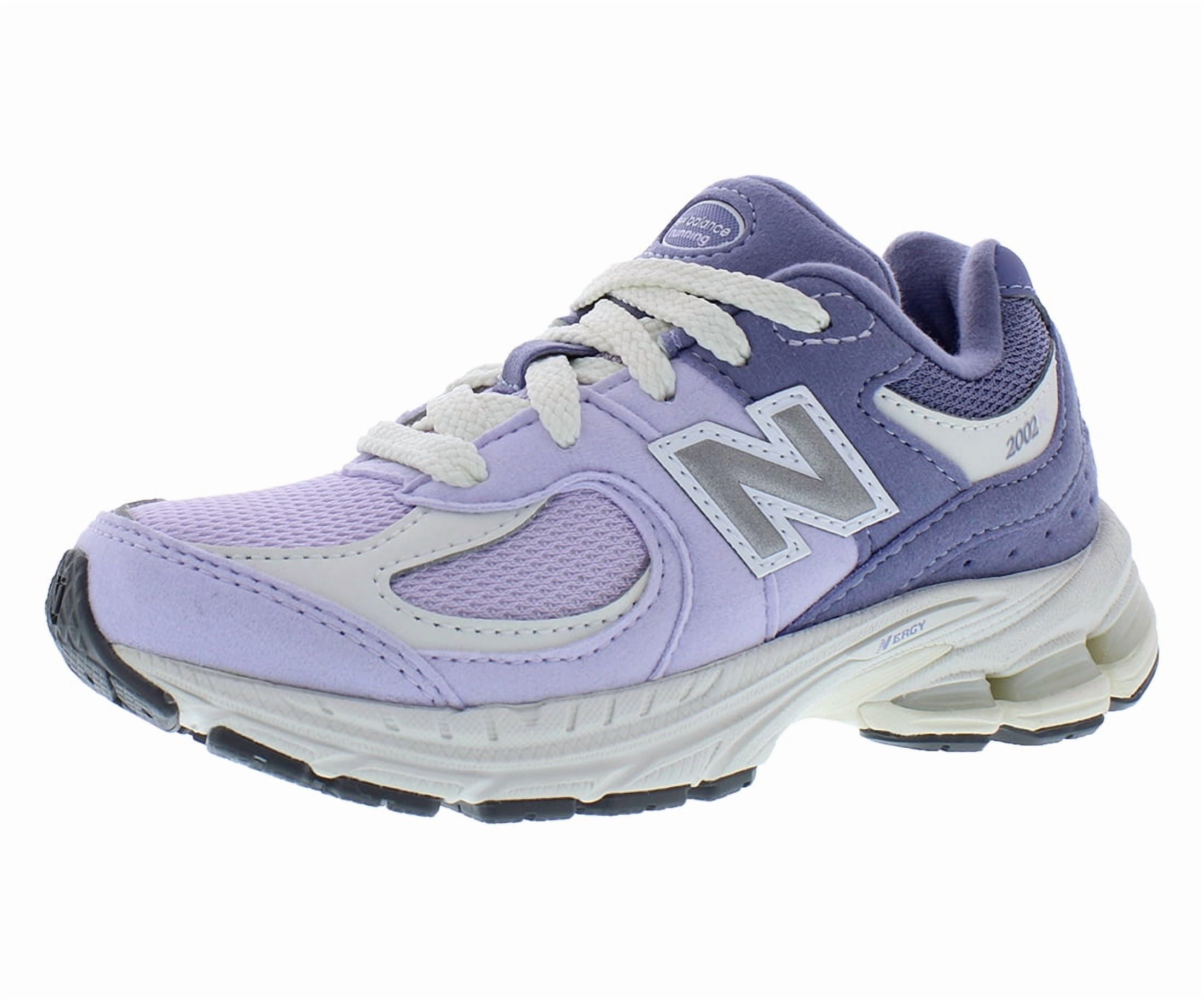 New Balance 2002 PS Girls Shoes Size 12, Color: Purple/Purple