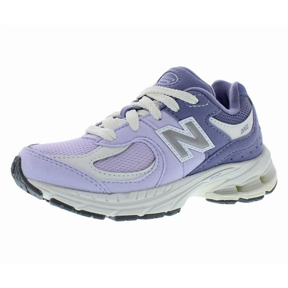 New Balance 2002 PS Girls Shoes Size 1, Color: Purple/Purple