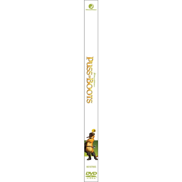 Dreamworks Puss in Boots (DVD) - Children's Cartoon Movie