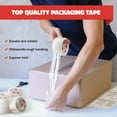 thumbnail image 7 of Simply Cool Packing Tape 18 Rolls, Clear Heavy Duty Shipping & Packaging Tape for Boxes, Moving, Mailing & Storage – Strong, 1.88” Wide x 60 Yards Per Roll, 1080 Yards Total, 7 of 7
