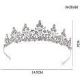 thumbnail image 2 of Moda dama de honor joyería de boda hecha a mano diadema nupcial Tiara corona para el cabello diadema accesorios para el cabello, 2 of 5
