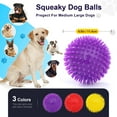 thumbnail image 2 of Pelotas de juguete VITEVER Heavy Duty Squeaky para perros medianos y grandes, 2 of 5