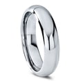 thumbnail image 2 of Charming Jewelers Tungsten Wedding Band Ring 6mm for Men Women Comfort Fit Domed Round Polished Lifetime Guarantee Size 5.5, 2 of 5