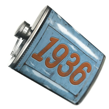 

NEONBLOND Flask Orange vintage looking Year 1936