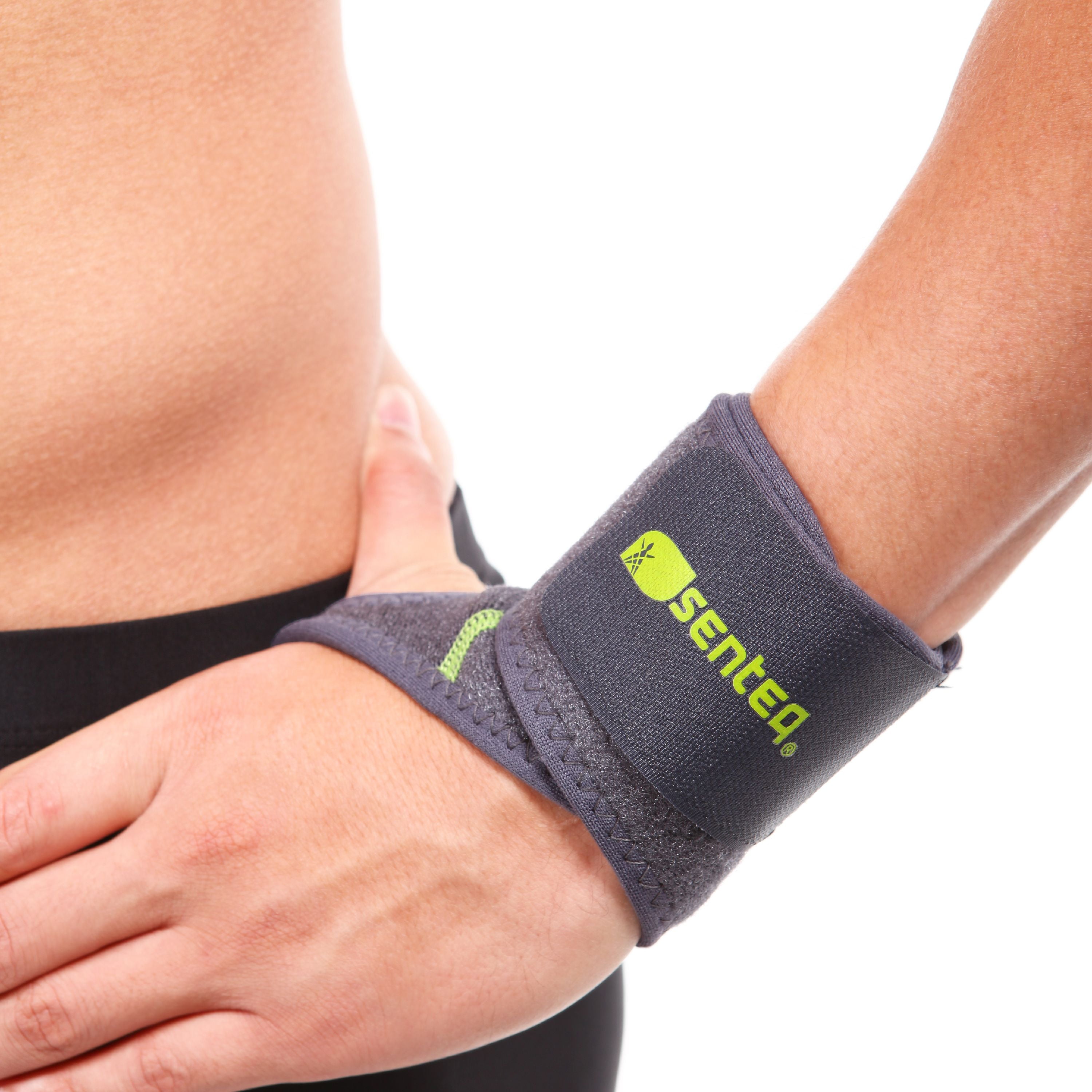 SENTEQ Adjustable Wrist Hand Brace Muscle and Joint Support for Hand. Medical Grade and FDA