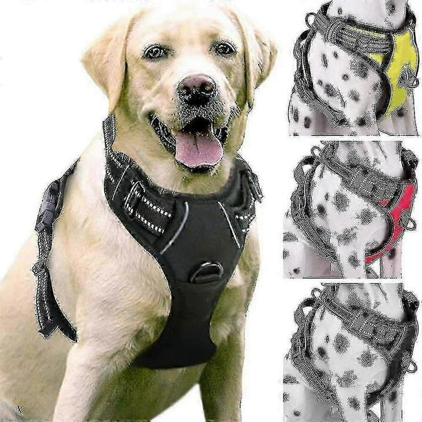 No-pull Dog Harness Padded Adjustable Pet Vest Harness For Large Dogs Training Or Walking