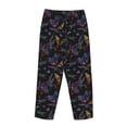 thumbnail image 5 of Goofa Lavender Flowers Printed Soft Pajama Pants for Women, Wide Leg Comfy Casual Lounge Yoga Pants-Large, 5 of 9