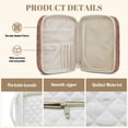 thumbnail image 6 of Xixirimido Bible Cover Case for Women, Quilted Bible Cover Bag with Handle, Bible Carrying Case Study Supplies Accessories for Men, Brown Cross Pattern, 6 of 7