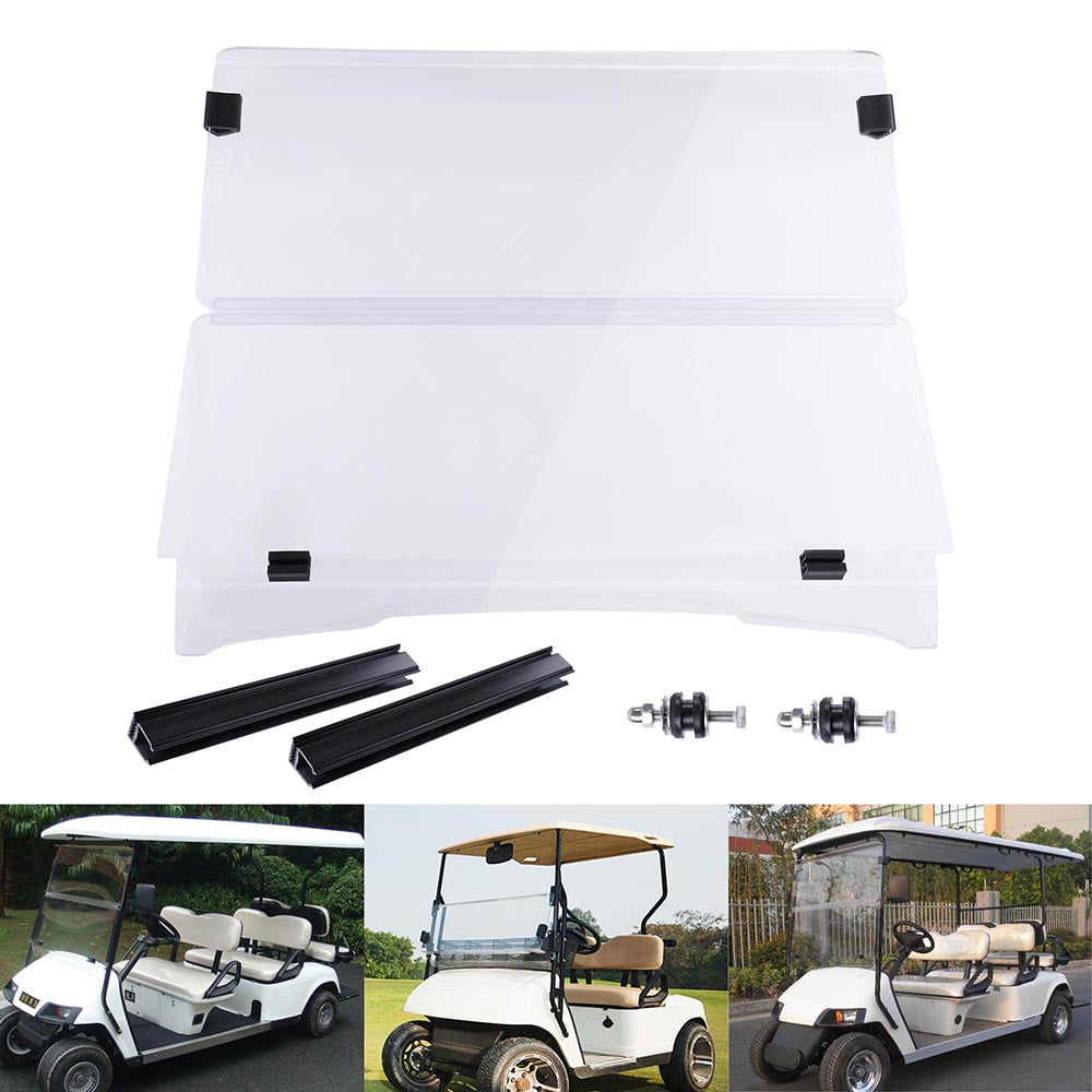 Folding Acrylic Golf Cart Windshield for EZGO TXT 19952013