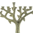 thumbnail image 5 of Northlight Tree Trunk-Shaped Brass Hanukkah Menorah - 11.5" - Gold Finish, 5 of 6