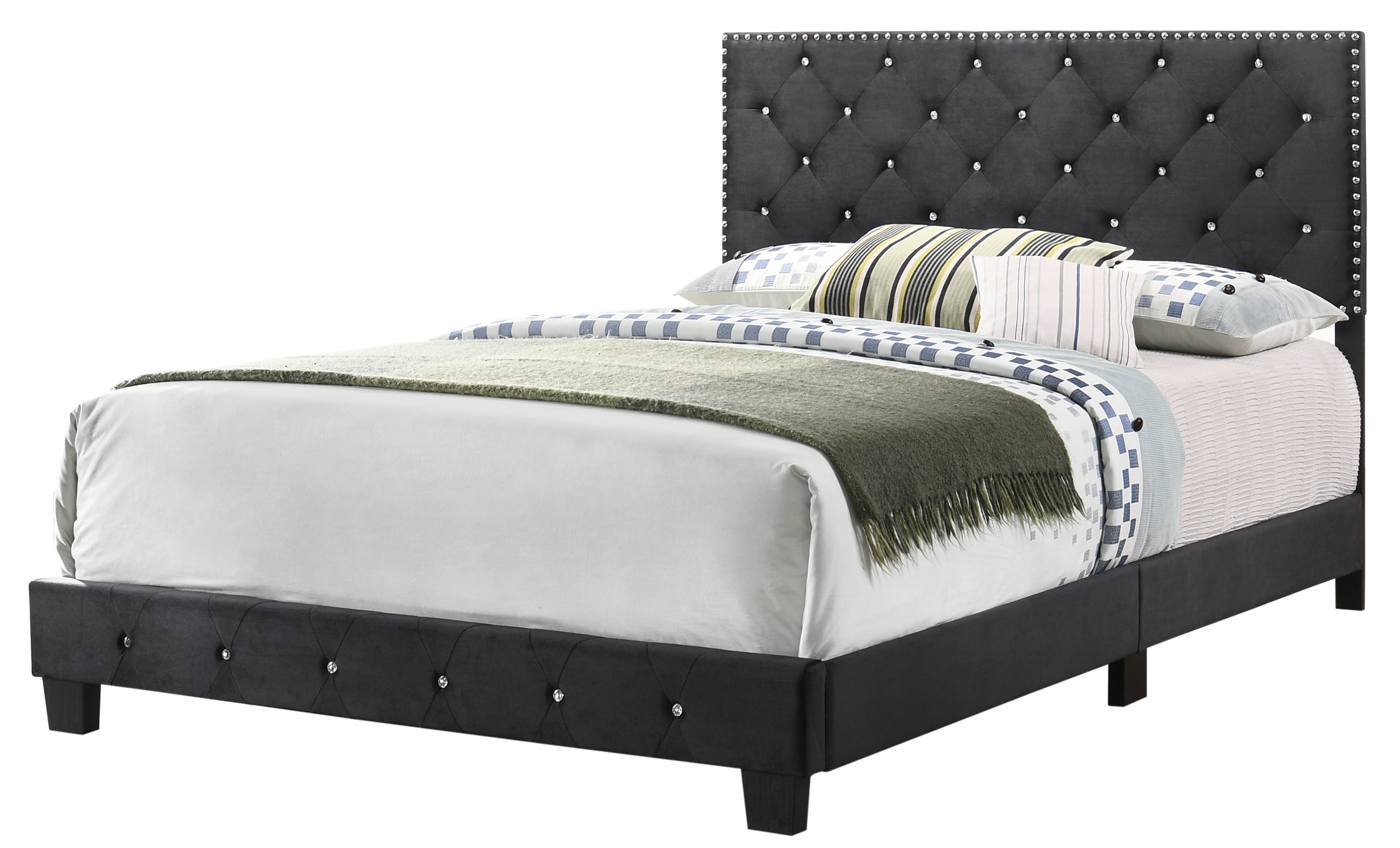 Glory Furniture Suffolk Queen Bed in Black Color