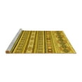 thumbnail image 2 of Ahgly Company Machine Washable Indoor Rectangle Abstract Yellow Modern Area Rugs, 8' x 10', 2 of 4