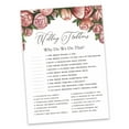 thumbnail image 2 of Inkdotpot 50-PackFloralWhy Do We Do That Bridal Wedding ShowerGameBachelorette Party ActivityGameCards, 2 of 7