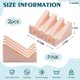thumbnail image 2 of Silicone Soap Container For Shower Bathroom Self-Draining Waterfall Drying Tray Keeps Soap Bars Dry and Easy to Clean(Pink,2), 2 of 4
