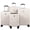 White, variant on Travelhouse 4 Piece Hardshell Luggage Set Hardside Lightweight Suitcase with TSA Lock Spinner Wheels.(Blue)