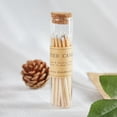 thumbnail image 4 of Miangastore Wishing Bottle Transparent Glass Cylindrical 24Pcs 3.9X1X1In, 4 of 8
