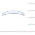 thumbnail image 2 of stanreset Serre-Tête Pince à Cheveux Mode Épingles à Cheveux Accessoire Femme Queue de Cheval Bouclée Support Plastique Antidérapant Dames Barrettes Banane Bricolage Blanc Blanc 10Ensemble, 2 of 6