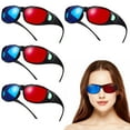 thumbnail image 5 of 5 Pcs Lunettes 3d Lunettes de Films 3d Lunettes de Visionnage 3d Lunettes 3d Rouges et Bleues Lunettes Anaglyphes, 5 of 5
